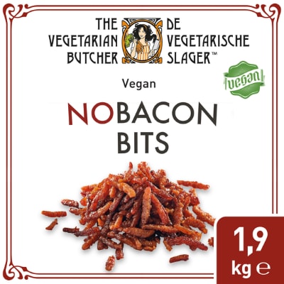 De Vegetarische Slager NoBacon Veganistisch Geroockt Spek 1.9 kg - 